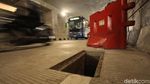 Penutup Lubang Gorong-gorong Underpass Mampang Hilang Lagi
