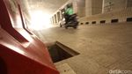 Penutup Lubang Gorong-gorong Underpass Mampang Hilang Lagi