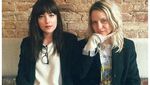 Yuk, Intip Si Cantik Dakota Johnson Saat Ngopi dan Cicip Makanan