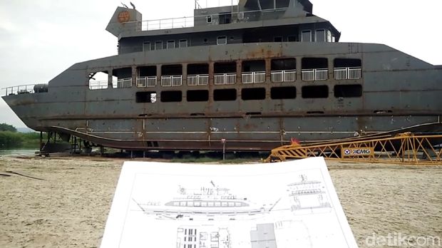Nantinya akan ada 5 kapal feri RORO yang beroperasi di Danau Toba