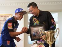 Menpora Terima Kunjungan Juara World Supersport 300 Ceko