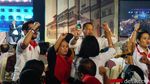 Begini Aksi 4 Pendukung Paslon Pilgub Jabar di Debat Final