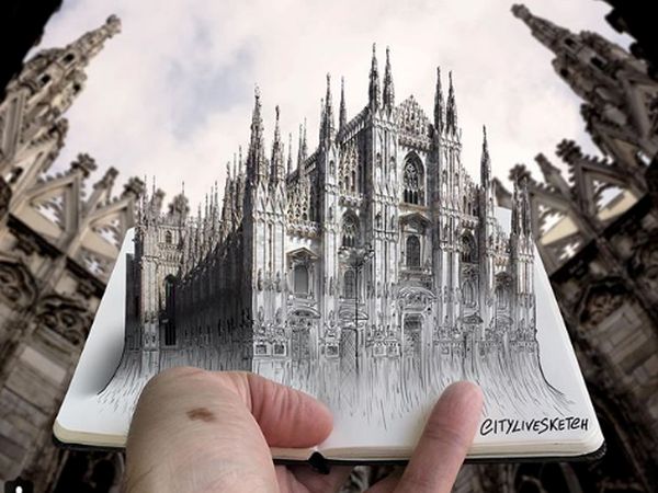 Kerennya Sketsa dan Fotografi Karya Seniman Itali