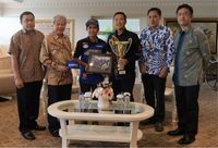 Menpora Terima Kunjungan Juara World Supersport 300 Ceko