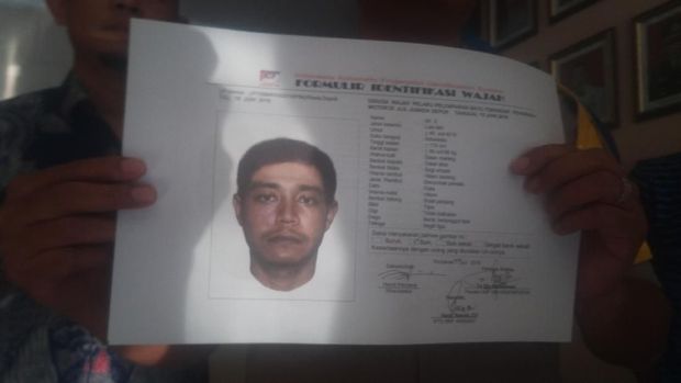 Sketsa wajah pelaku
