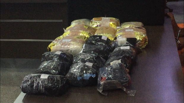 Barang bukti narkoba yang diamankan.
