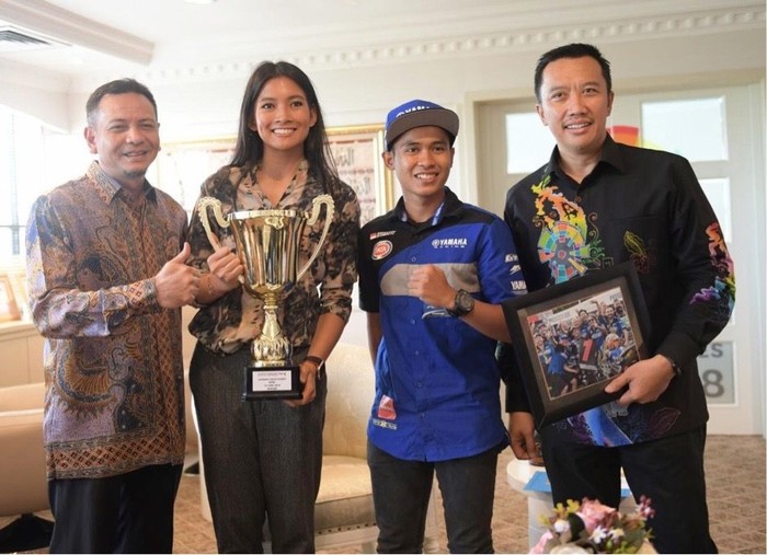 Menpora Terima Kunjungan Juara World Supersport 300 Ceko
