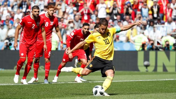 Eden Hazard has a chance to rest Belgium against England.