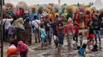Parade Ondel-ondel Ramaikan HUT DKI Jakarta