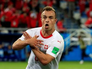FIFA Investigasi Selebrasi Identik Xhaka dan Shaqiri
