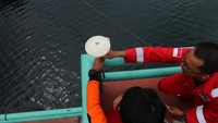 Alat tersebut bernama multibeam echosounder. (Foto: Dok. ANTARA FOTO/Irsan Mulyadi)
