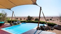 Kalau yang ingin menikmati suasana kehidupan di gurun Dubai, Bedouin Suite milik Al Maha Desert Resort & Spa bisa jadi pilihan tepat (Al Maha Desert Resort & Spa/Dubai Tourism)
