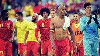 Dalam laga kualifikasi Piala Dunia kemarin, Vincent Kompany mencuri perhatian karena memiliki perut sixpack dan tubuh kekar. (Foto: instagram/vincentkompany)