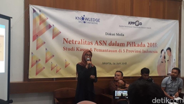 KPPOD: Pelanggaran Netralitas PNS Paling Terlihat di Sumsel KPPOD: Pelanggaran Netralitas PNS Paling Terlihat di Sumsel
