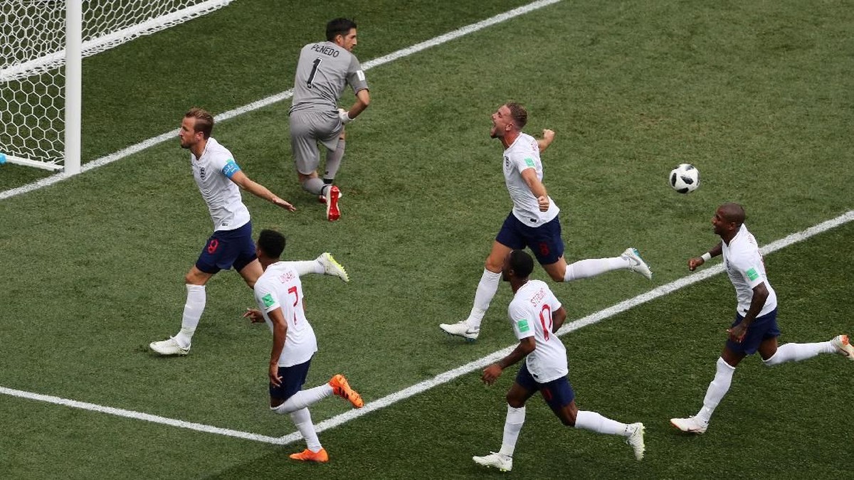 Timnas Inggris di Piala Dunia 2018. (Foto: 20Detik)