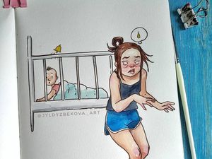 8 Ilustrasi Manis Ini Gambarkan Sulitnya Pekerjaan Jadi Seorang Ibu