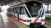 LRT Malaysia yang bernama Kelana Jaya Line dibangun sepanjang 34,7 Km dan telah selesai dibangun sejak 2016. Istimewa/Myrapid.