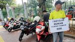 Aksi Tamasya Trotoar di Jakarta