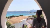 Menikmati pemandangan menawan di Cerdena, Italia (edurnity/detikTravel)