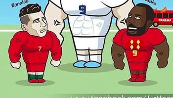 Dengan 5 gol, Harry Kane menjadi top skor sementara Piala Dunia 2018 mengungguli Cristiano Ronaldo dan Romelu Lukaku. Foto: istimewa