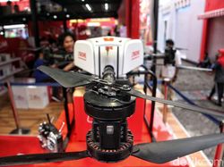 Canggih! Ada Drone Buat Kirim Barang di JIExpo
