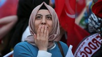 Erdogan meraih 52 persen suara pada Pemilu Turki. REUTERS/Stoyan Nenov.
