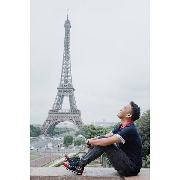 Keseruan libur Lebaran di Prancis dibagikan Ruben melalui Instagram priadinya. (ruben_onsu/Instagram) Keseruan libur Lebaran di Prancis dibagikan Ruben melalui Instagram priadinya. (ruben_onsu/Instagram)