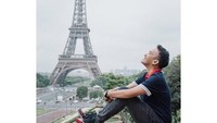 Keseruan libur Lebaran di Prancis dibagikan Ruben melalui Instagram priadinya. (ruben_onsu/Instagram)
