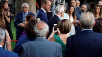 William juga menghadiri resepsi perayaan ulang tahun Ratu Elizabeth di Kedubes Inggris. (Foto: Reuters)