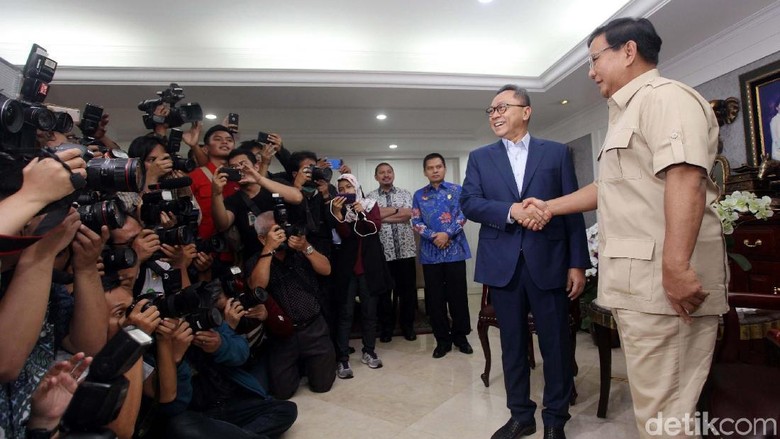 Bertemu Prabowo, Zulkifli Hasan: Proses Penjajakan Koalisi Bertemu Prabowo, Zulkifli Hasan: Proses Penjajakan Koalisi