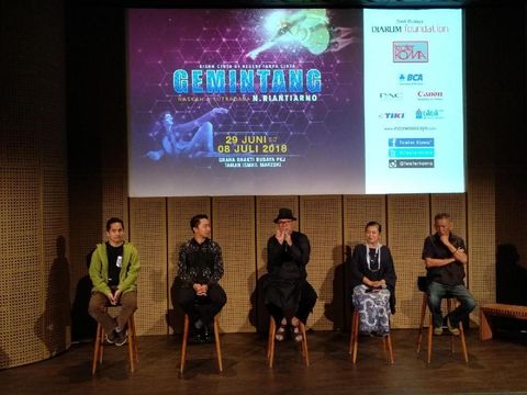 Usung Tema Fiksi-Ilmiah, Teater Koma akan Pentaskan Lakon 'Gemintang' 