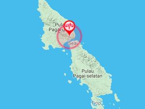 Gempa 5 SR Guncang Pulau Pagai Utara, Kep Mentawai