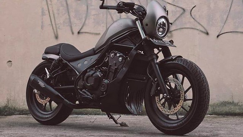 Honda Rebel, salah satu kreasi terbaru Katros Garage (Foto: Instagram/Katros Garage) Honda Rebel, salah satu kreasi terbaru Katros Garage (Foto: Instagram/Katros Garage)
