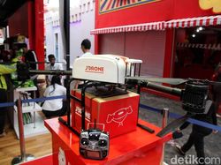 Canggih! Ada Drone Buat Kirim Barang di JIExpo