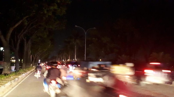 lampu jalan pekanbaru dipadamkan