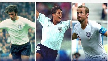 Hanya ada 3 pemain Inggris yang pernah mencetak hatrrick untuk Inggris di Piala Dunia. Foto: istimewa