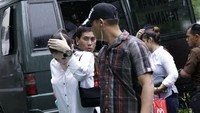 Jennifer Dunn tiba di Pengadilan Negeri Jakarta Selatan pada siang ini, Senin (25/6). Pool/Palevi S/detikFoto.