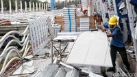 Perkembangan pembangunan venue jetski untuk Asian Games 2018 ini telah sampai tahap 90 persen.