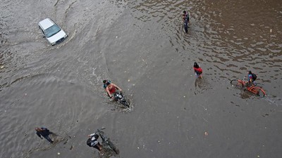 Cuaca Ekstrem, Warga India juga Kebanjiran