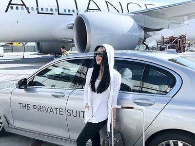 Melihat Mewahnya Syahrini saat Liburan