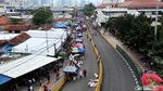Geliat Pedagang Jalan Jatibaru Tanah Abang Usai Lebaran