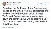 Moody's: Usulan Tarif Otomotif Trump Akan Rugikan Industri
