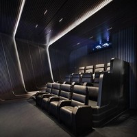 Teater IMAX jadi salah satu fitur mewah yang berada di dalam apartemen. Foto: Dok. Corcoran