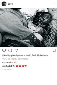 Komentar-komentar Ini Buktikan Gigi Hadid dan Zayn Malik Balikan?