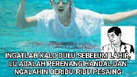 Jangan menyerah untuk belajar renang, karena aslinya kalian semua juga sudah bakat dari sananya hehe. (Foto: Internet)