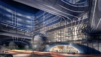 Desain yang diambil oleh tim Zaha Hadid Architects terinspirasi pesawat luar angkasa, seperti desain-desain mereka sebelumnya. Istimewa.