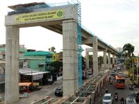 Fakta Seputar LRT Dibangun Pakai Tiang Tinggi-tinggi