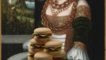 Wow! Seniman Ini Edit dan Tambahkan Burger di Tiap Foto Lukisan Era Renaissance