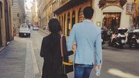 Kemesraan mereka benar-benar bikin iri. Foto: Instagram Maudy Ayunda