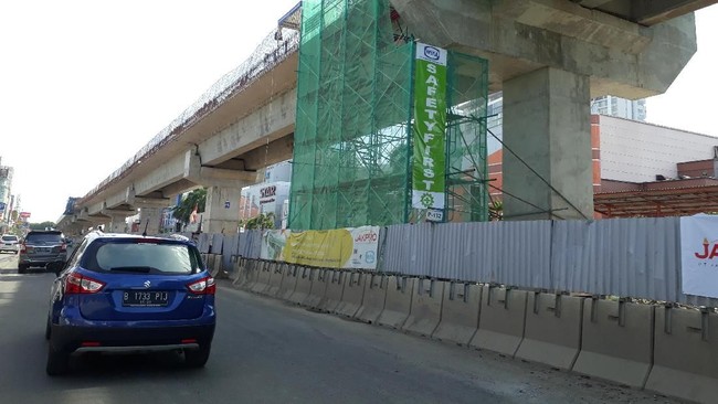 Fakta Seputar LRT Dibangun Pakai Tiang Tinggi-tinggi